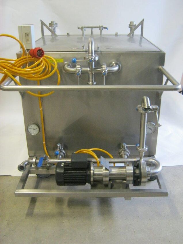 CIP-Station, 2-fach, fahrbar, V = je ~250l