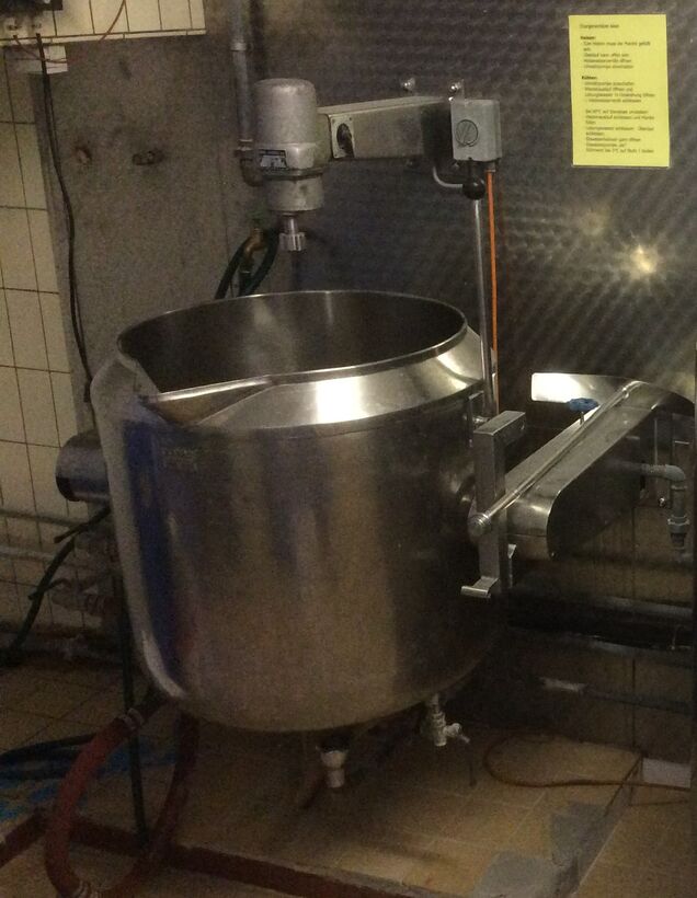 Kipp-Pasteur für Warmwasser Betrieb, 165l