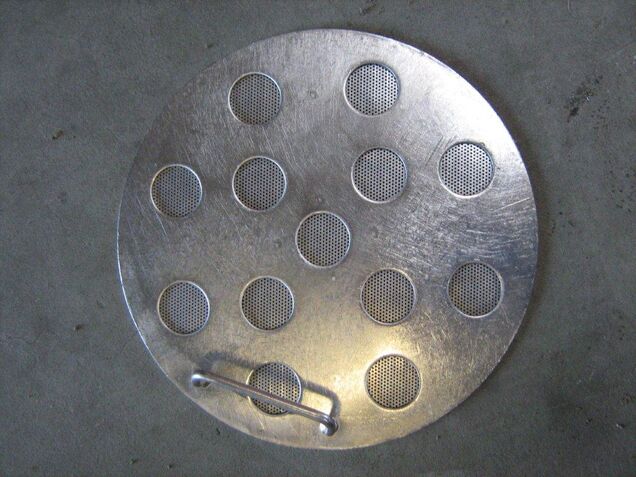 Pressdeckel für Käseformen, perforiert, Ø 250mm